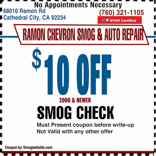 Smog Check Coupon Cathedral City